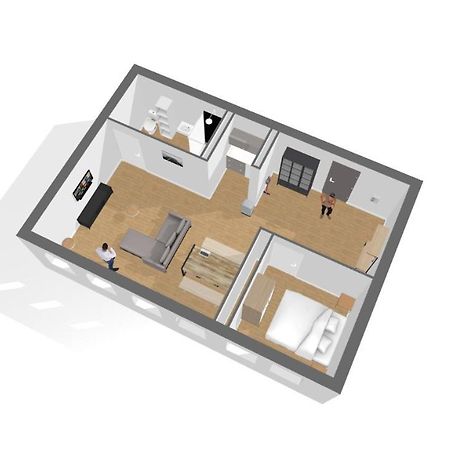 Ferienwohnung Hyper Centre - Wifi Fibre Gratuit - Jergweloh - Le New Yorkais Caen Exterior foto