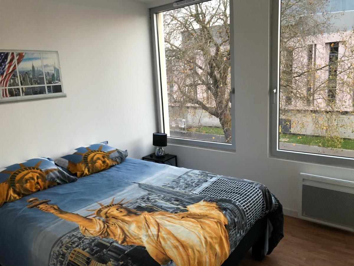 Ferienwohnung Hyper Centre - Wifi Fibre Gratuit - Jergweloh - Le New Yorkais Caen Exterior foto